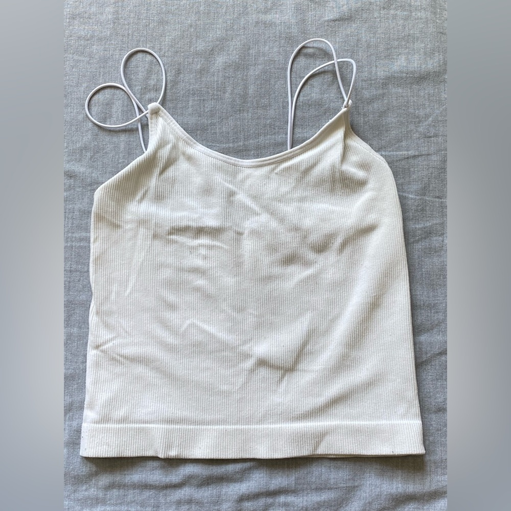 White crop top
